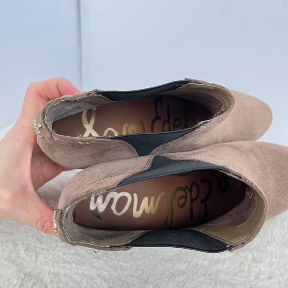 Sam Edelman Suede Ankle booties Women Size 6 - Picture 5 of 10